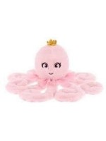 Keeleco Peluche Pieuvre rose 30 cm