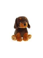 Keeleco Animal en peluche Chien Teckel 23 cm