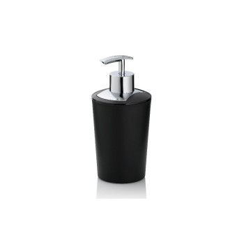 Kela Seifenspender Marta, ABS/Edelstahl, 8x17cm, 300ml, Schwarz Kela Seifenspender Marta, ABS/Edelstahl, 8x17cm, 300ml, Schwarz