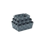 Kela Bad-Utensilienhalter Alvaro, 3-teiliges Set, grey
