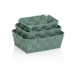 Kela Bad-Utensilienhalter Alvaro, 3-teiliges Set, Lindgrün