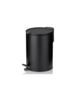 Kela Poubelle cosmétique Mats 3 litres, noir