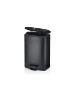Kela Poubelle cosmétique Malaga 5 l, Noir