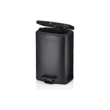 Kela Poubelle cosmétique Malaga 5 l, Noir