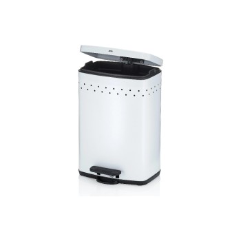Kela Poubelle cosmétique Malaga 5 l, Blanc