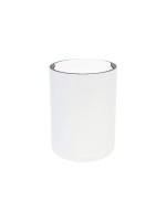 Kela Poubelle à couvercle basculant Milos 1.7 litre, Blanc