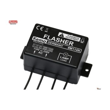 Kemo Electonic Blinker M114N, langsam 240 V/AC 110 V/AC Kemo Electonic Blinker M114N, langsam 240 V/AC 110 V/AC