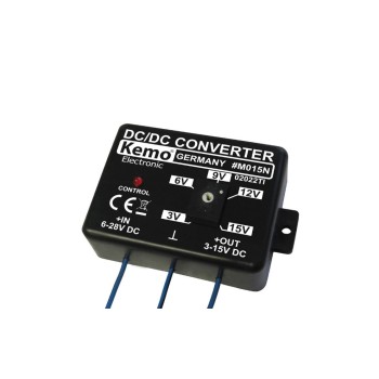Kemo M015N Convertisseur de tension réglable, de 6 à 28 V à 3 à 15 V, 1,5 A