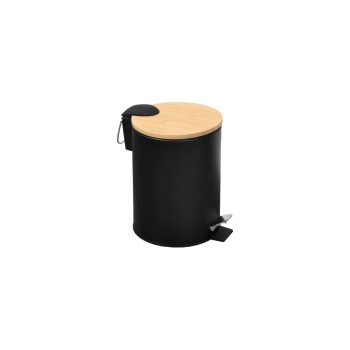 Kesper Kosmetik-Eimer mit Soft-Close, 3 Liter, Schwarz