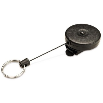 Rieffel Ausweishalter with Gürtelclip, black , 1 Stück