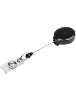 Robert Rieffel Porte-carte KB Mini-Badge 90 cm, avec clip, noir