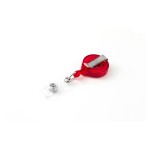 Robert Rieffel Porte-carte KB-Mini Badge 90 cm, avec clip, rouge