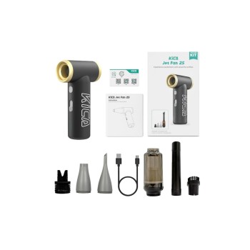 KiCA Jet Fan 2S Vacuum Kit, Black