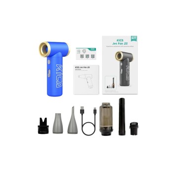 KiCA Jet Fan 2S Vacuum Kit, Blau
