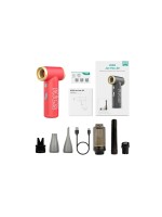 KiCA Kit d'aspiration Jet Fan 2S avec adaptateur pour aspirateur Rouge
