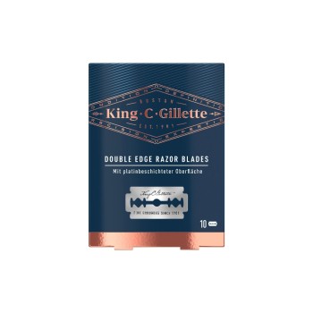 King C. Gillette Systemklingen, für Rasierhobel 10 Stück King C. Gillette Systemklingen, für Rasierhobel 10 Stück