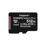 Canvas Select Plus microSDXC Card 512GB, UHS-I U3, read 100MB/s, write 85MB/s