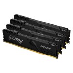 FURY Beast DDR4 64GB 4-Kit 3600MHz Black, 4x 16GB, CL18, 1.2V, 288Pin