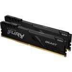 FURY Beast DDR4 64GB 2-Kit 3600MHz Black, 2x 32GB, CL18, 1.2V, 288Pin