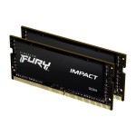 FURY Impact SO-DDR4 64GB 2-Kit 3200MHz, 2x 32GB, CL20, 1.2V, 260Pin