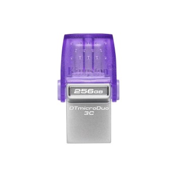 Kingston DT MicroDuo 3C 200MB/s 256GB OTG, USB 3.2 Gen 1 / Dual USB-A + USB-C Kingston DT MicroDuo 3C 200MB/s 256GB OTG, USB 3.2 Gen 1 / Dual USB-A + USB-C