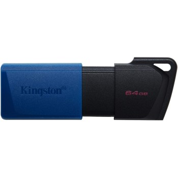 Kingston DTr Exodia M 64GB, USB 3.2, mit Schutzkappe (blau) & Schlüsselring Kingston DTr Exodia M 64GB, USB 3.2, mit Schutzkappe (blau) & Schlüsselring