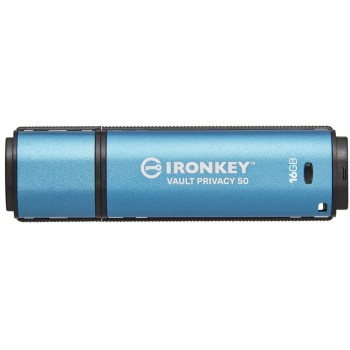 Kingston IronKey Vault Privacy 50 16GB, USB3.2 (Typ-A), AES-256 Encrypted, FIPS 197 Kingston IronKey Vault Privacy 50 16GB, USB3.2 (Typ-A), AES-256 Encrypted, FIPS 197