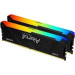 FURY Beast RGB DDR4 64GB 2-Kit 3200MHz, 2x 32GB, CL16, 1.2V, 288Pin