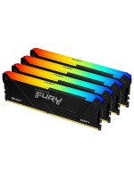 FURY Beast RGB DDR4 128GB 4-Kit 3200MHz, 4x 32GB, CL16, 1.2V, 288Pin