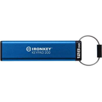 Kingston IronKey Keypad 200, 256GB, USB3.2(Typ-A),256bit-AES,FIPS 140-3,Level 3 Kingston IronKey Keypad 200, 256GB, USB3.2(Typ-A),256bit-AES,FIPS 140-3,Level 3