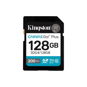 Kingston Carte SDXC Canvas Go! Plus 128 GB Kingston Carte SDXC Canvas Go! Plus 128 GB