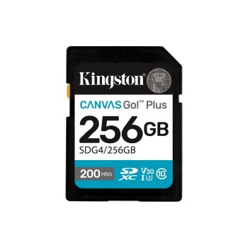 Kingston Carte SDXC Canvas Go! Plus 256 GB Kingston Carte SDXC Canvas Go! Plus 256 GB