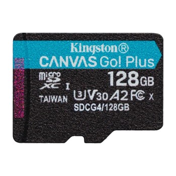 Kingston Carte microSDXC Canvas Go! Plus 128 GB, sans adaptateur Kingston Carte microSDXC Canvas Go! Plus 128 GB, sans adaptateur