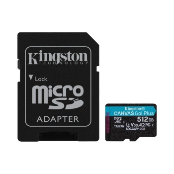 Kingston Carte microSDXC Canvas Go! Plus 512 GB Kingston Carte microSDXC Canvas Go! Plus 512 GB