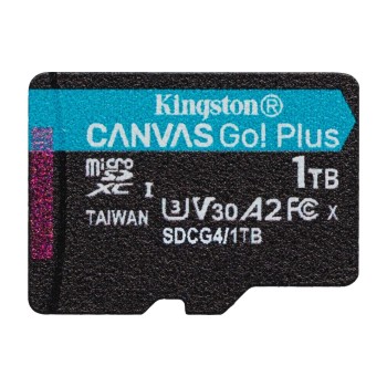 Kingston Carte microSDXC Canvas Go! Plus 1000 GB, sans adaptateur Kingston Carte microSDXC Canvas Go! Plus 1000 GB, sans adaptateur