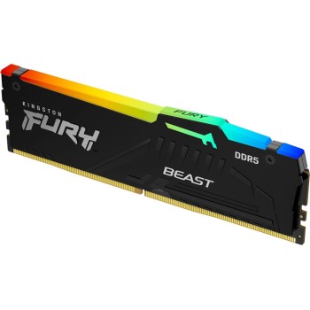 Kingston DDR5-RAM FURY Beast RGB 5200 MHz 1x 32 GB Kingston DDR5-RAM FURY Beast RGB 5200 MHz 1x 32 GB