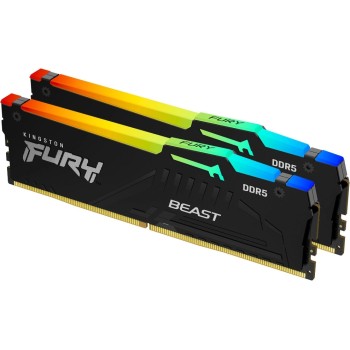Kingston DDR5-RAM FURY Beast RGB 5200 MHz 2x 32 GB Kingston DDR5-RAM FURY Beast RGB 5200 MHz 2x 32 GB