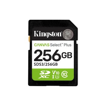Kingston Carte SDHC Canvas Select Plus Gen3 256 GB Kingston Carte SDHC Canvas Select Plus Gen3 256 GB