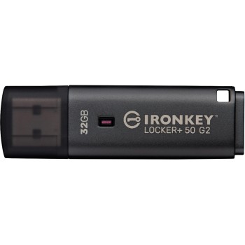 Kingston IronKey Locker+ 50 G2 32GB, USB3.2 (Typ-A), AES-256 Encrypted, FIPS 197