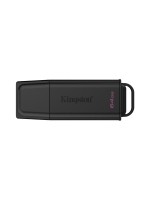 Kingston Portable DT Exodia 64GB, USB 3.2, with Schutzkappe & Schlüsselring (black )