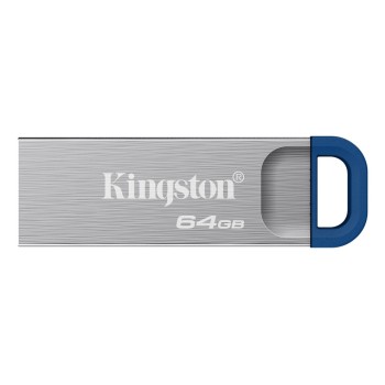 Kingston DataTraveler Kyson 64GB, USB 3.2, 220MB/s, mit kappenlosem Metallgehäuse