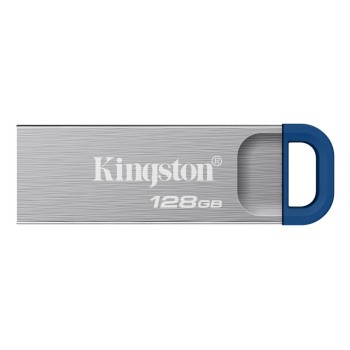 Kingston DataTraveler Kyson 128GB, USB 3.2, 220MB/s, mit kappenlosem Metallgehäuse
