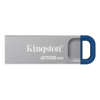 Kingston DataTraveler Kyson 256GB, USB 3.2, 220MB/s, mit kappenlosem Metallgehäuse
