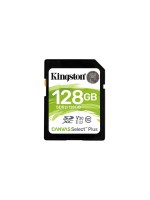 Canvas Select Plus SDXC Card 128GB Kingston, UHS-I U3, read 100MB/s, write 85MB/s