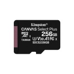 Canvas Select Plus microSDXC Card 256GB, UHS-I U3, read 100MB/s, write 85MB/s