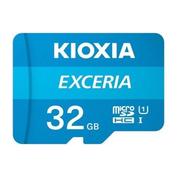 Kioxia microSDHC EXCERIA 32GB INKL ADAPT, A1/V30, Lesen: 100MB/s, Schreiben: 50MB/s Kioxia microSDHC EXCERIA 32GB INKL ADAPT, A1/V30, Lesen: 100MB/s, Schreiben: 50MB/s