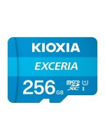 Kioxia microSDXC EXCERIA 256GB INKL ADAPT, A1/V30, read: 100MB/s, write: 50MB/s