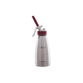 Kisag Souffleurs de crème Whipper Thermo 0.5 l, Argenté