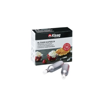 Kisag Capsules pour souffleurs de crème 10 pièces