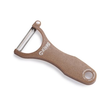 Kisag Sparschäler BIO braun, Organic, 100 % ohne Plastik